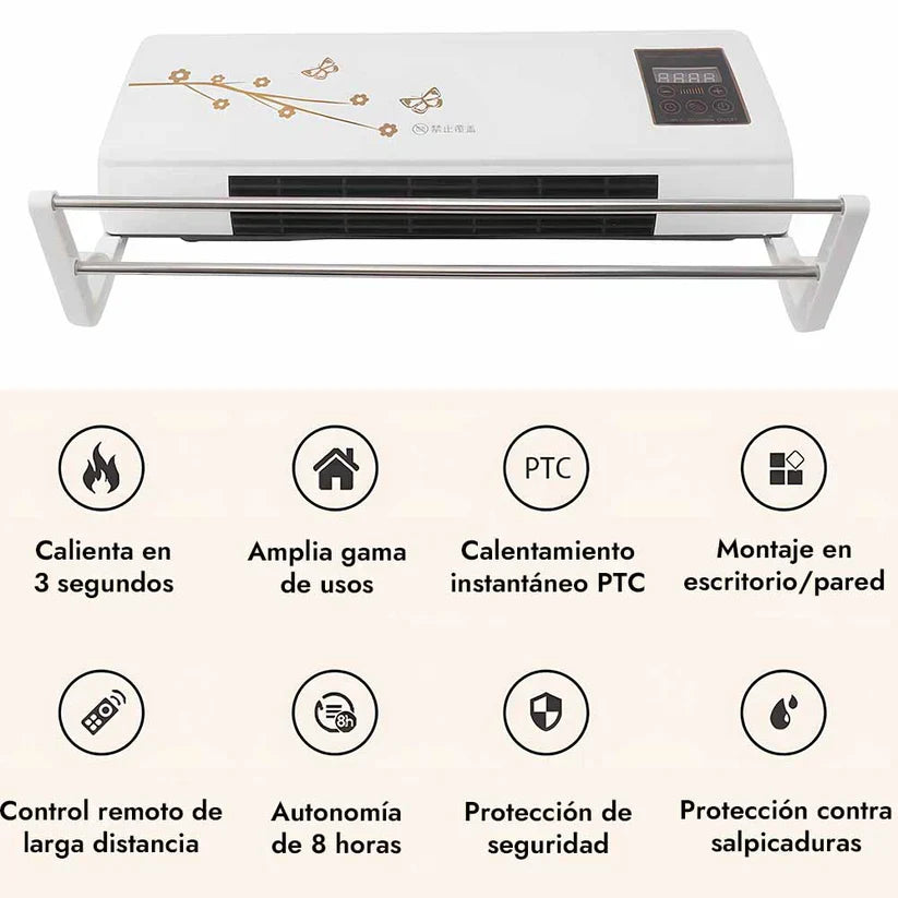 Mini Aire Acondicionado Portátil 2 en 1 Calor y Frio - Bajo consumo y Máxima Potencia